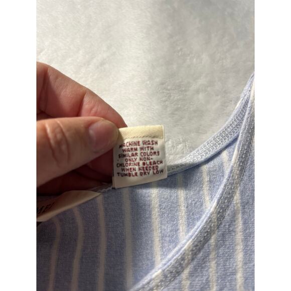 Béchamel II 100% Cotton Blue Dress & Button-Up Cover-Up Set Size 1X & 2X - Picture 12 of 14